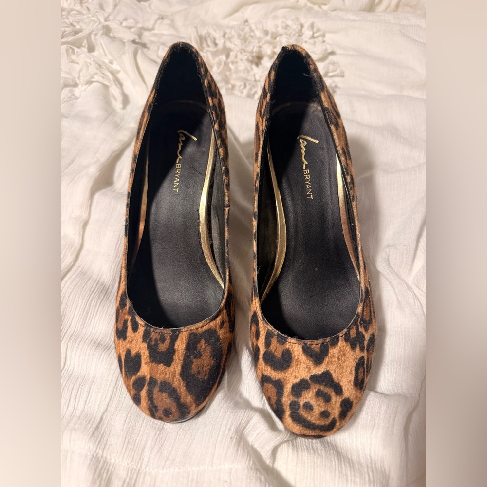 Lane Bryant Leopard Print Heels